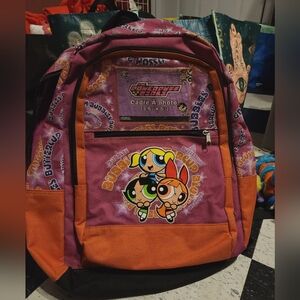 Vintage 2002 Cartoon Network The Powerpuff Girls Backpack